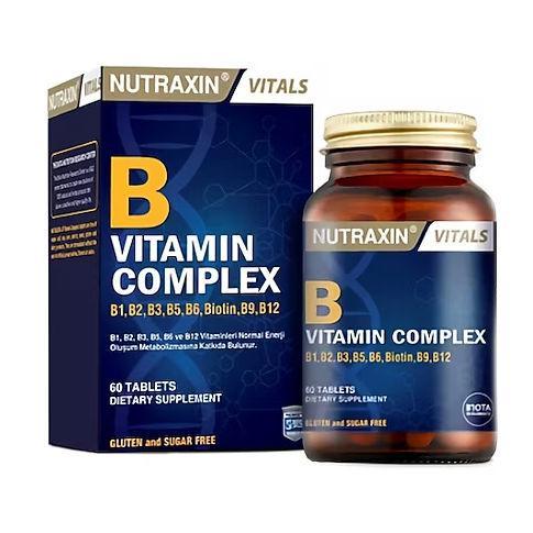 Resim Nutraxin B Complex Vitamin 60 Kapsül