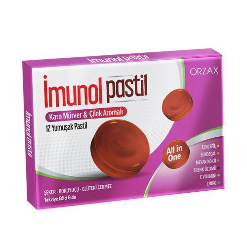 Resim İmunol Karamürver & Çilek 12 Pastil