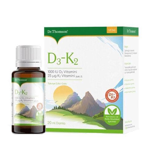 Resim Dr. Thomson Vitamin D3K2 Damla 20 ml