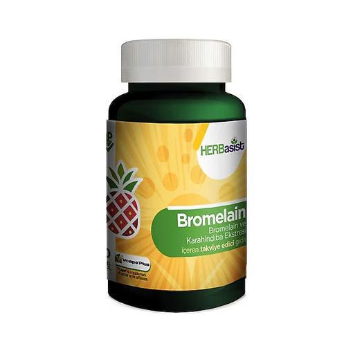 Resim Herbasist Bromelain 60 Kapsül