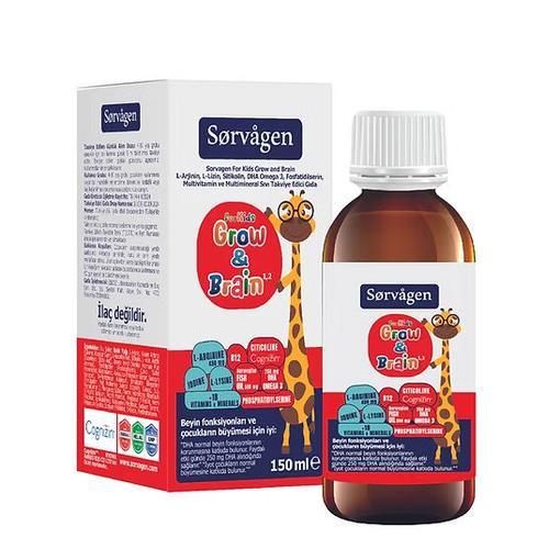 Resim Sorvagen Grow Brain For Kids Sıvı 150 ml