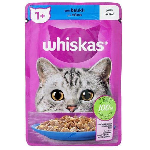 Resim Whiskas Ton Balıklı Jöleli Kedi Konserve Maması 85 Gr