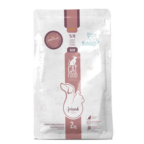 Resim Friend Gold Kısırlaştırılmış Kedi Maması Somonlu 2 Kg