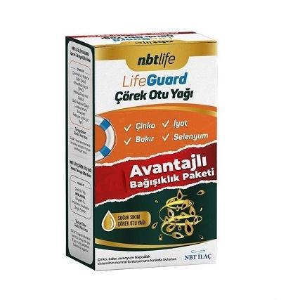 Resim NBT Life Avantajlı Paket - Lifeguard 30 Kapsül + Çörek Otu Yağı 30 Kapsül