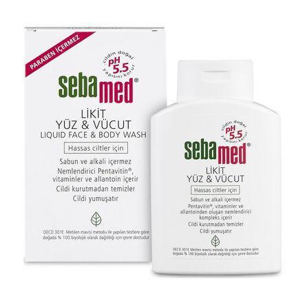 Resim Sebamed Hassas Ciltler İçin Likit Yüz ve Vücut Temizleyici 1000 ml