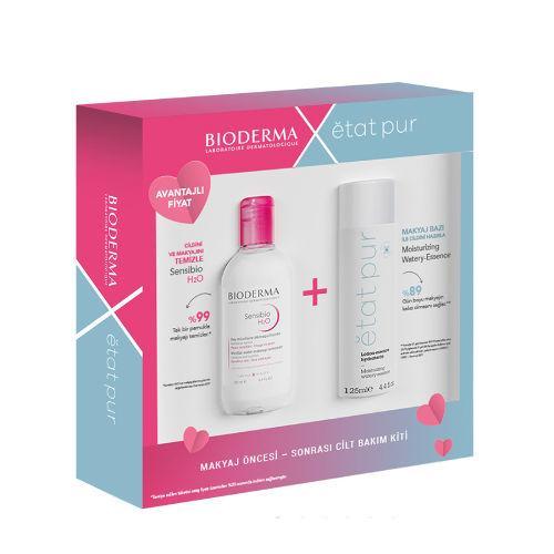 Resim Bioderma Sensibio H2O 250 ml + Etat Pure Makyaj Bazı 125 ml