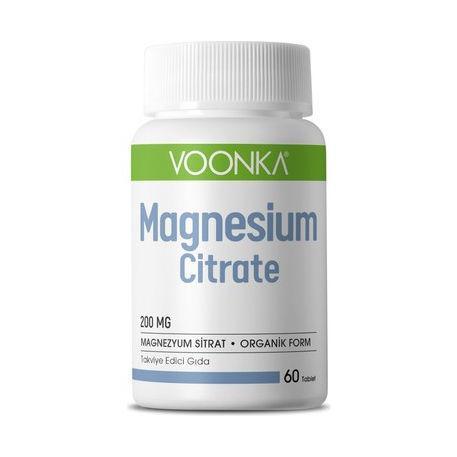 Resim Voonka Magnesium Citrate 200 mg 60 Kapsül