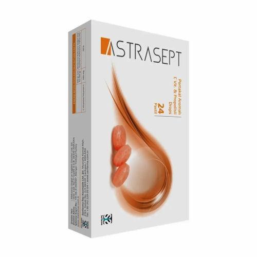 Resim Astrasept Portakal C Vitamini Propolisli 24 Pastil