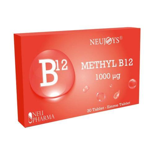 Resim Neujoys Methyl B12 30 Tablet