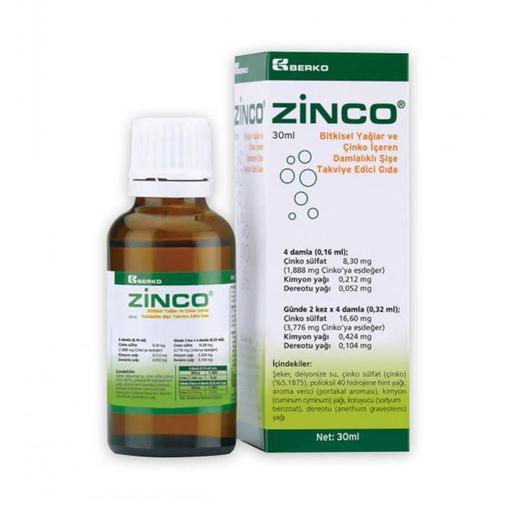 Resim Zinco Damla 30 ml