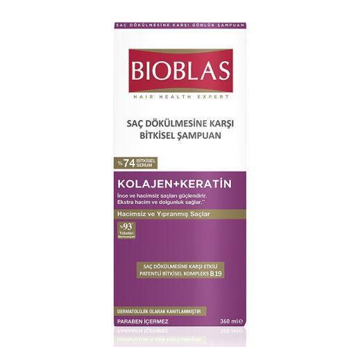 Resim Bioblas Collagen + Keratin Saç Dökülmesine Karşı Şampuan 360 ml