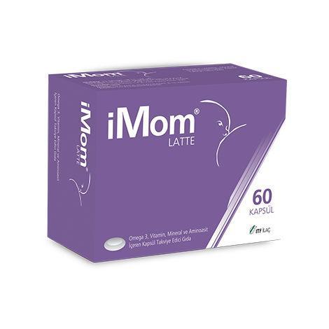 Resim İmom Latte Omega 3 60 kapsül