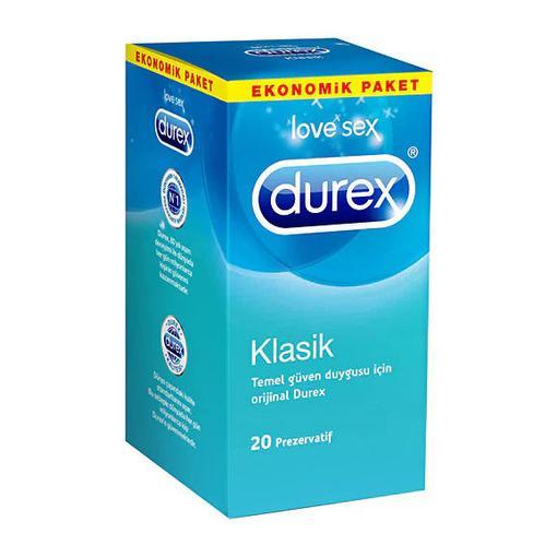 Resim Durex Klasik Prezervatif 20'li