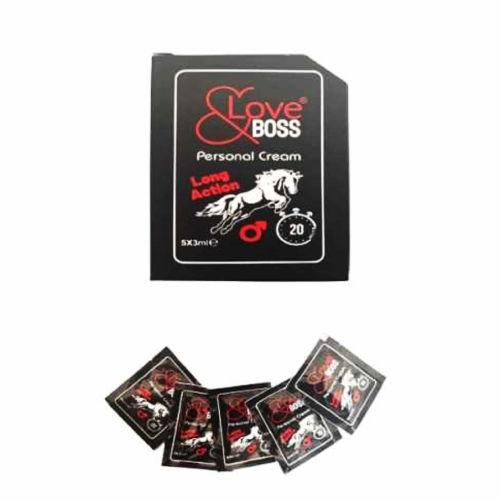 Resim Love Boss Delay Jelkrem 5x3 ml Kuruluk Yapmaz Hissiyatı Azaltmaz