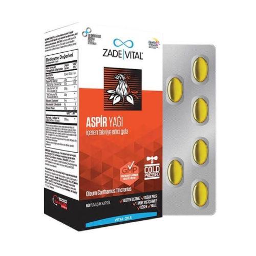 Resim Zade Vital Aspir Yağı (Cla) Blister Kutu 600 Mg 60 Kapsül