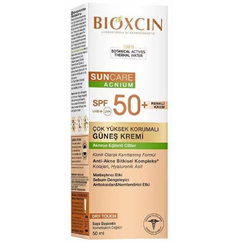 Resim Bioxcin Suncare Acnium Tinted SPF50 50 ml Güneş Kremi