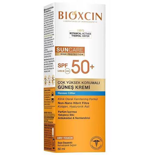 Resim Bioxcin Sun Care 50 ml SPF50+ Hassas Ciltler İçin Çok Yüksek Korumalı Güneş Kremi