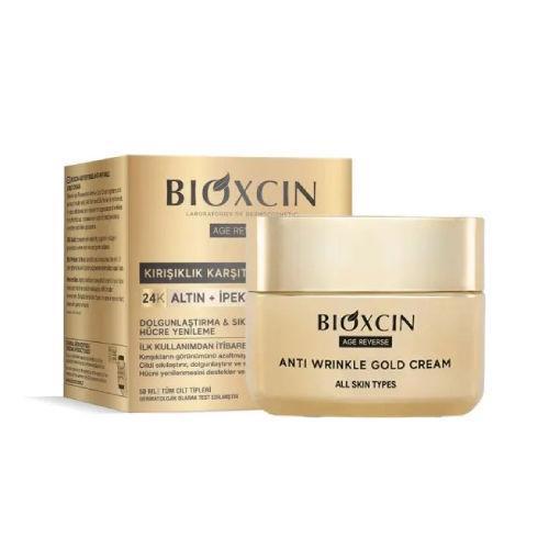 Resim Bioxcin Age Reverse 24K Altın 50 ml Kırışıklık Karşıtı Altın Krem