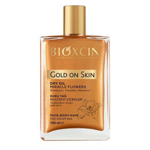 Resim Bioxcin Gold On Skin 100 ml Altın Parıltılı Kuru Yağ