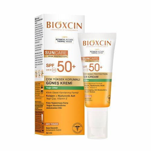 Resim Bioxcin Sun Care Çok Yüksek Korumalı Yağlı Ciltler Için Güneş Kremi Spf 50 50 ml - Kolajen Dry Touch