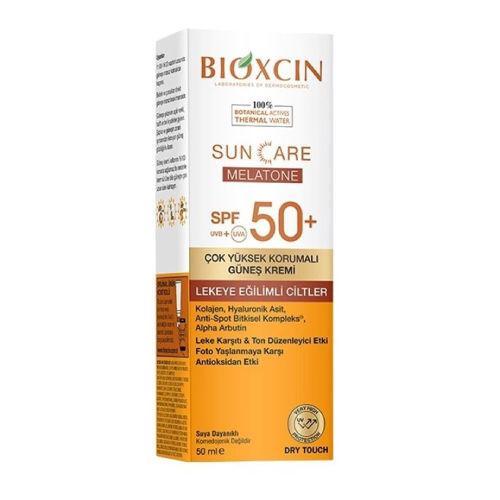 Resim Bioxcin Sun Care Melatone Lekeye Eğilimli Ciltler İçin SPF50+ 50 ml Çok Yüksek Korumalı Güneş Kremi