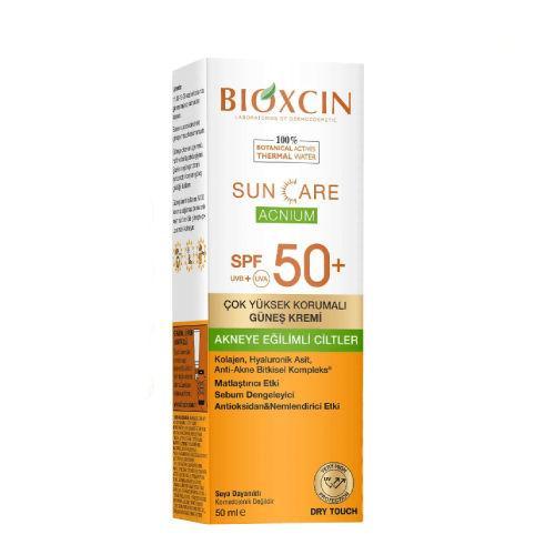 Resim Bioxcin Sun Care Akneye Eğilimli Ciltler Için Renkli Güneş Kremi 50 Spf - Tinted, Akne, Dry Touch, Mat