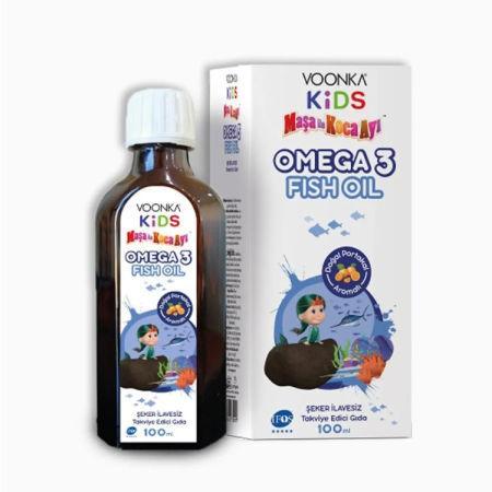 Resim Voonka Kids Maşa İle Koca Ayı Omega-3 Fishoil 100 ml
