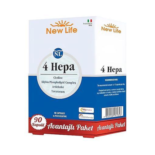 Resim New Life 4 Hepa 90 Kapsül