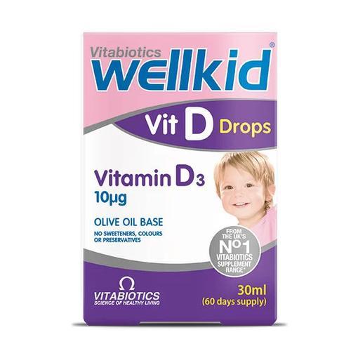 Resim Wellkid Vitamin D Drops 30 ml