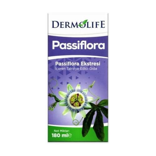 Resim Dermolife Passiflora Ekstresi Takviye Edici Gıda 180 ml