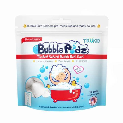 Resim Trukid Bubble Podz Strawberry Scented Bubble Bath Bubbles for All 10 Adet - Çilek Kokulu Banyo Köpüğü