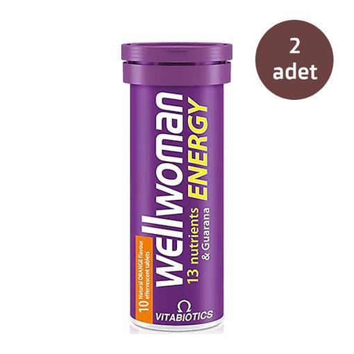 Resim Wellwoman Energy 10 Efervesan Tablet  1 Alana 1 Bedava