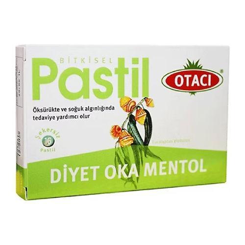 Resim Otacı Diyet Oka Mentol Pastil 16 Adet