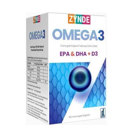 Resim Zynde Omega3 Epa Dha D3 60 Kapsül