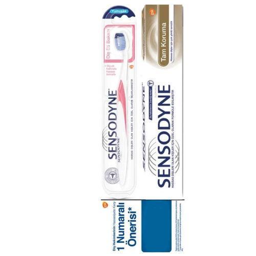 Resim Sensodyne Diş Macunu Tam Koruma 75 ml + Diş Fırçası Yumuşak