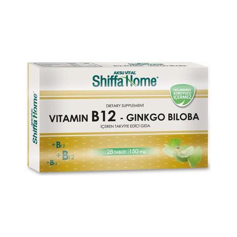 Resim Shiffa Home Vitamin B12-Ginkgo Biloba 150 mg 28 Tablet