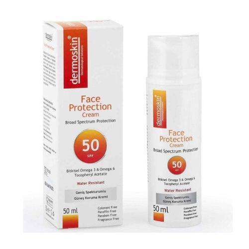 Resim Dermoskin Face Protection Vitamin-E Güneş Koruyucu Krem SPF50 50 ml