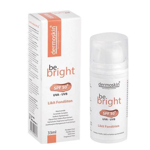 Resim Dermoskin Be Bright Likit Fondöten Light SPF50 33 ml