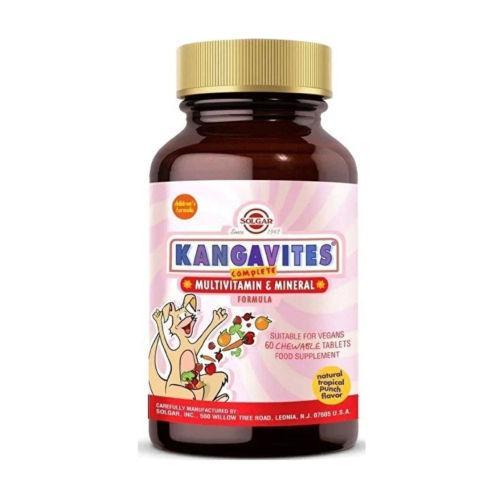 Resim Solgar Kangavites Tropikal Meyve Aromalı 60 Tablet