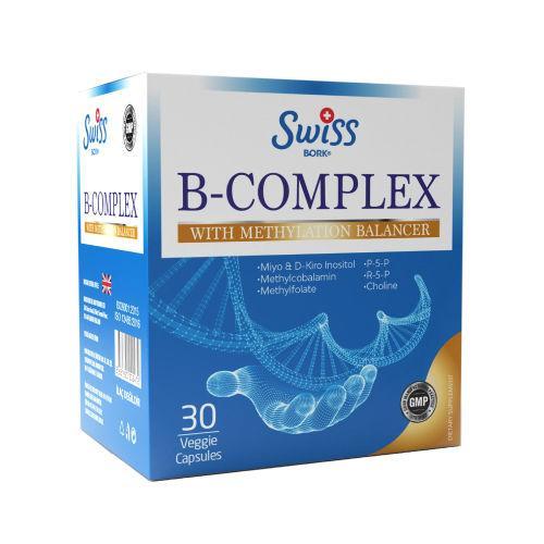 Resim Swiss Bork B Complex Meth Balanc 30 Kapsül