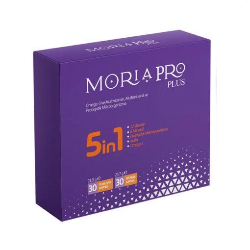 Resim Moria Pro Plus Omega 30 Kapsül + Multivitamin 30 Kapsül
