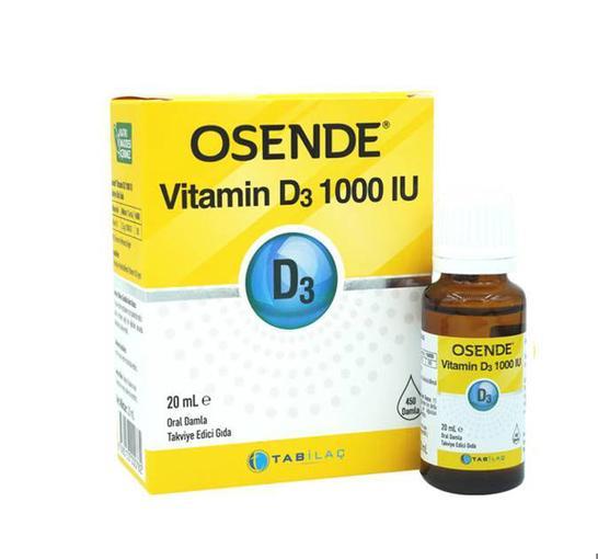 Resim Osende D3 1000 IU Damla 20 ml