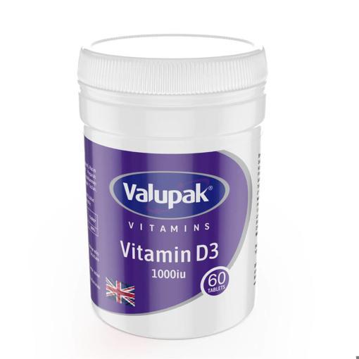 Resim Valupak Vitamin D3 60 Tablet