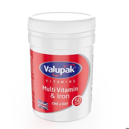 Resim Valupak Multivitamin ve Demir 50 Tablet