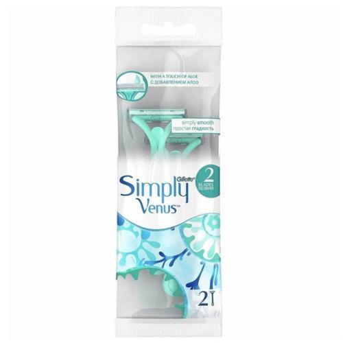 Resim Gillette Venus Simply 2 Blades Tıraş Bıçağı Mavi 2'li