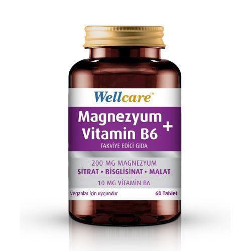 Resim Wellcare Magnezyum Vitamin B6 90 Tablet