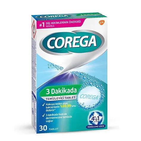 Resim Corega 3 Dakikada Temizleyici 30 Tablet