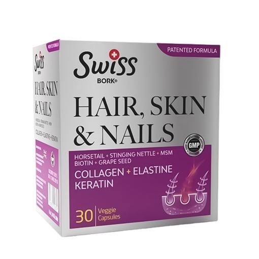 Resim Swiss Bork Hair Skin Nail 30 Kapsül