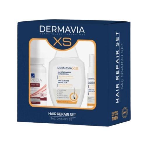 Resim Dermavia XS Saç Onarıcı Set
