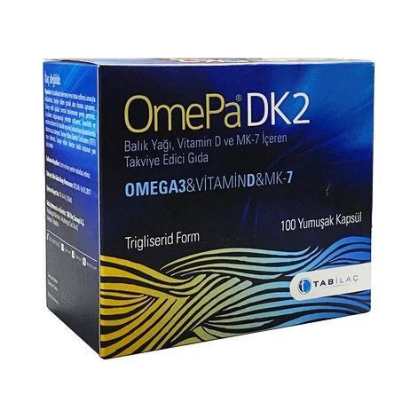 Resim Omepa DK2 Omega 3 & Vitamin D & MENAQ7 50 Yumuşak Kapsül